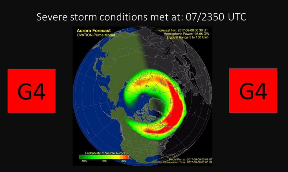 Update Continued G4 (Severe) Storming Observed NOAA