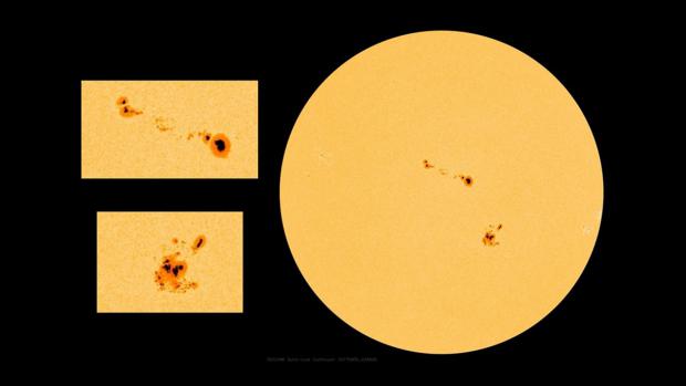 PHÉNOMÈNES MÉTÉOROLOGIQUES SPATIAUX SunspotPicture_phenomena_update