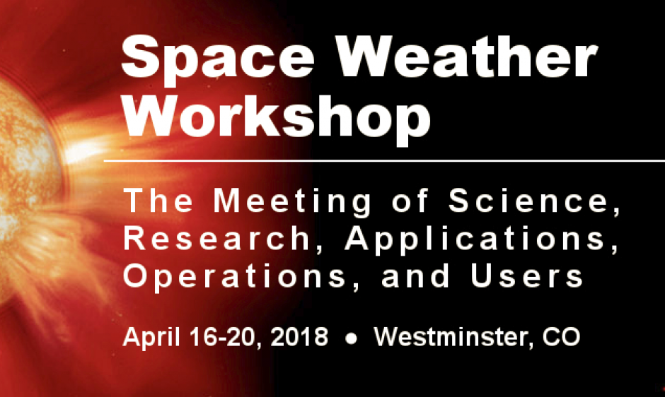 2018 Space Weather Workshop Banner