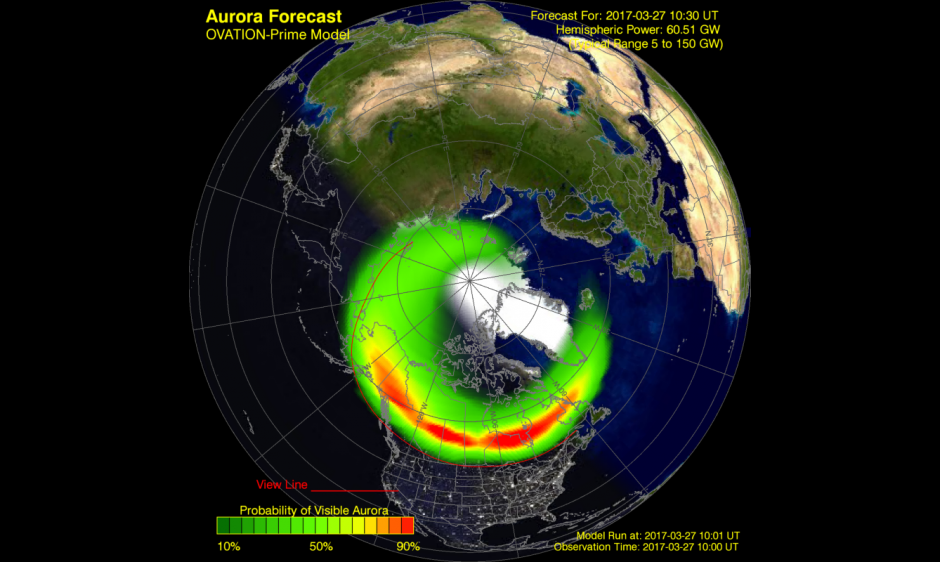 OVATION-Prime Aurora Forecast Model