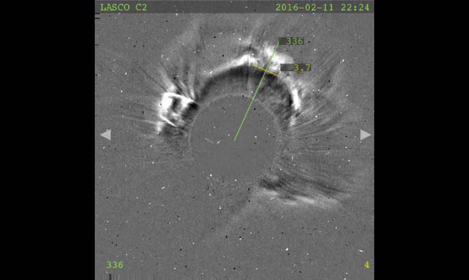SOHO/LASCO C2 coronagraph imagery 