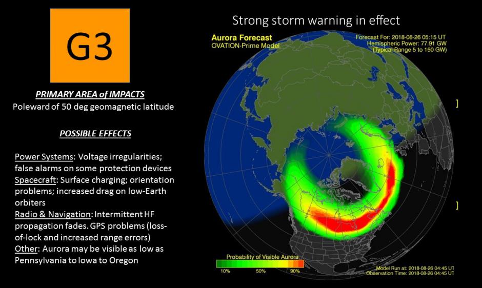 Strong geomagnetic storm expected to impact Earth Friday