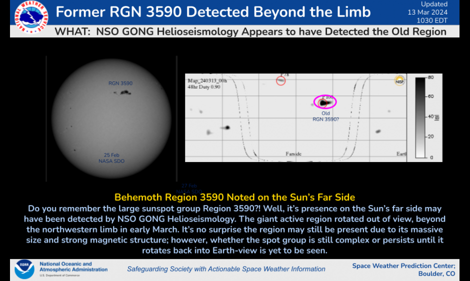 Old Region 3590 Noted on Sun's Far Side