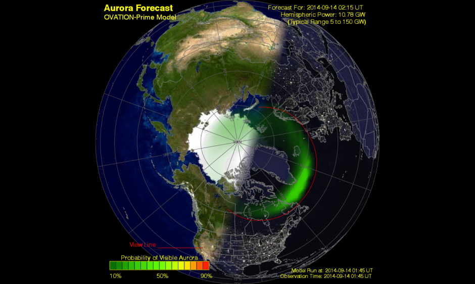 Current Auroral Map