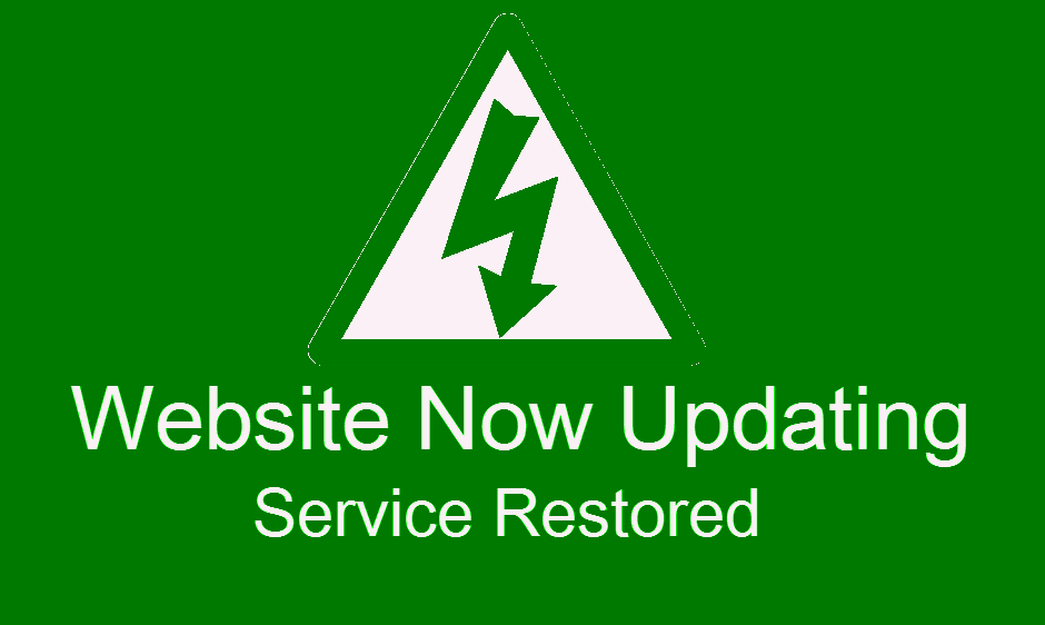 Service Restored - Saturday March 7th, 2015
