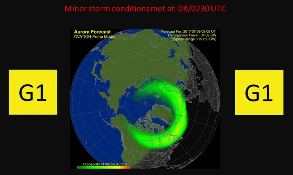 G1 (Minor) Storm In Progress NOAA / NWS Space Weather