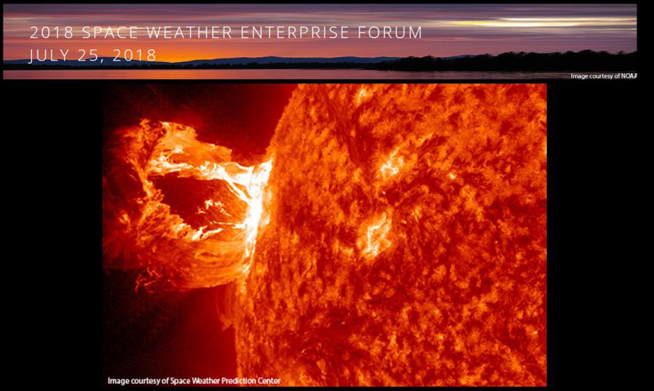 Space Weather Enterprise Forum 2018