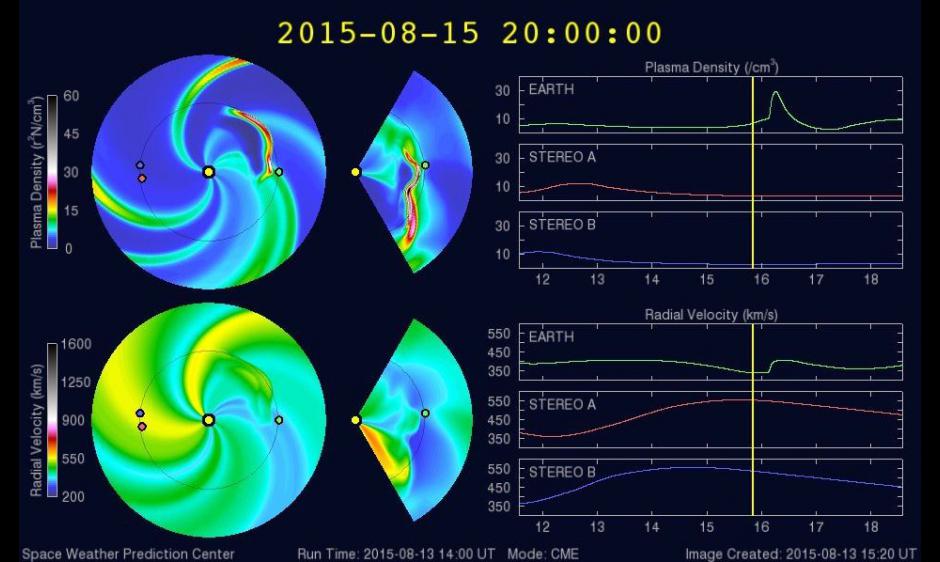 WSAEnlil run of 16 Aug CME