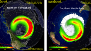 Auroral Oval Forecast Model Display