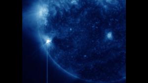 SDO/AIA 335 imagery of the M4 flare from 23 Dec