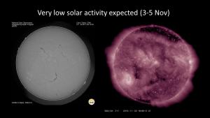 H-alpha and SDO imaes of Sun on 2 Nov 2016