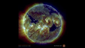 SDO/AIA composite image