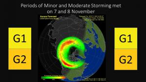 Auroral Oval for G1-G2 storming on 8 Nov, 2017