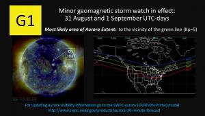 G1 Watch for 31 Aug - 1 Sep